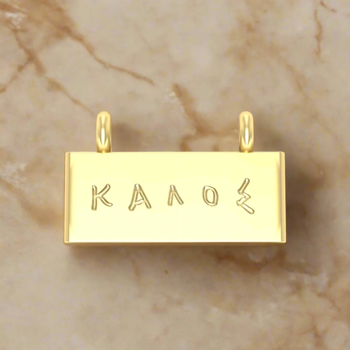 "Handsome" Graffito Pendant