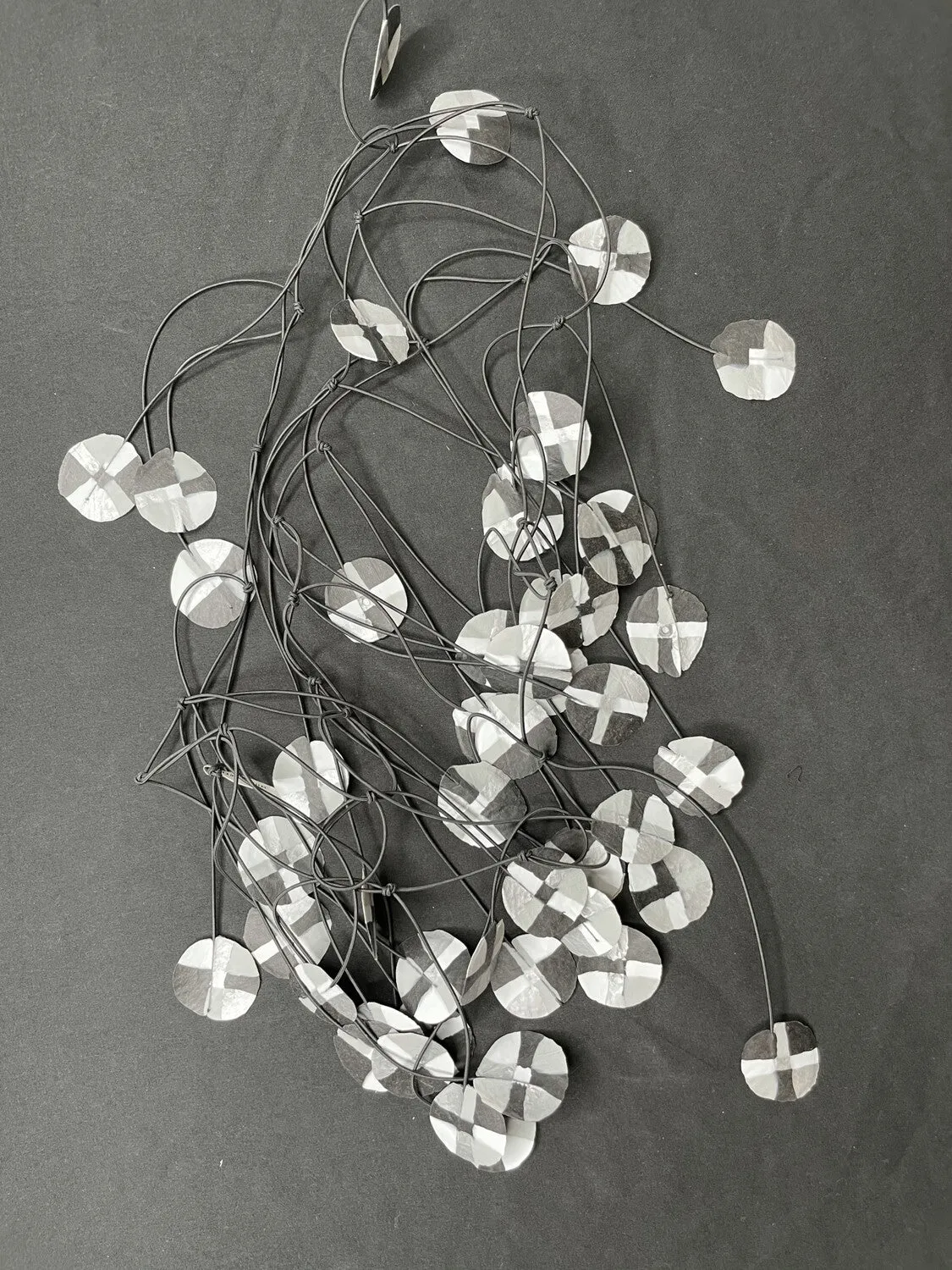 Recyled Poppy Necklace