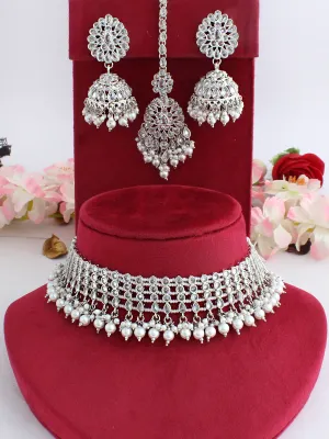 Riffat Choker Necklace Set