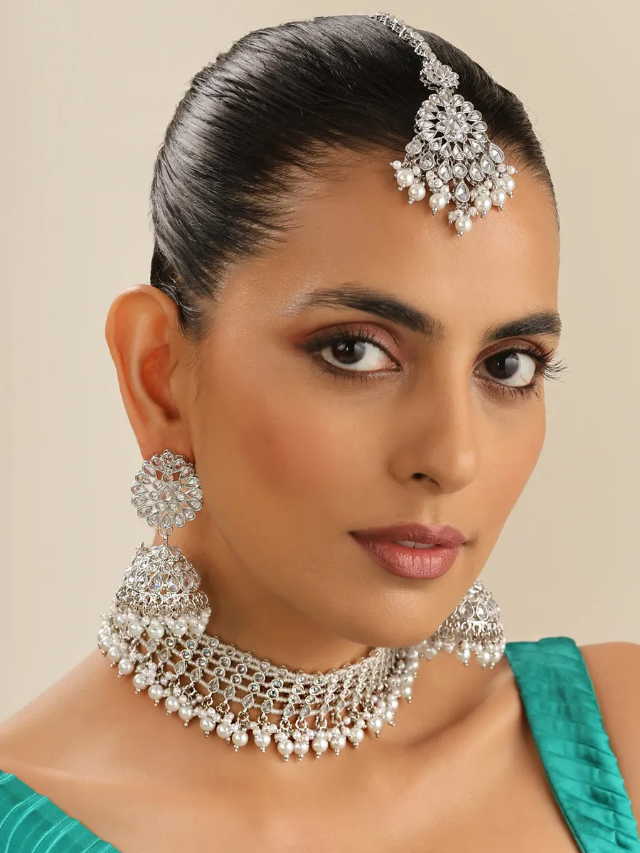 Riffat Choker Necklace Set