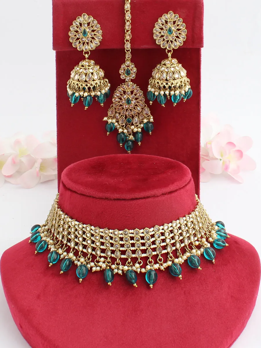 Riffat Choker Necklace Set