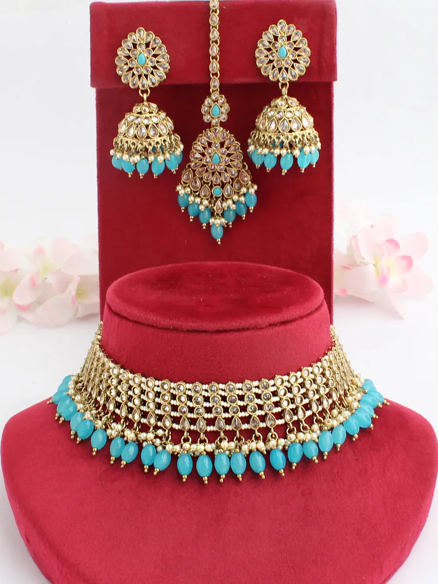 Riffat Choker Necklace Set