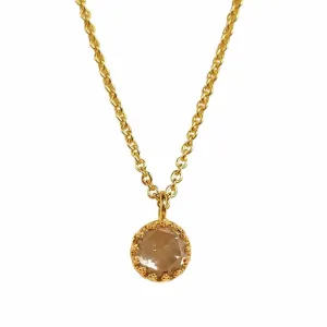 Rococo Crystal Pendant Necklace
