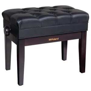 Roland RPB-500RW Adjustable Piano Bench with Storage in Rosewood