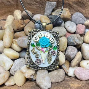 Rose enameled longhorn
