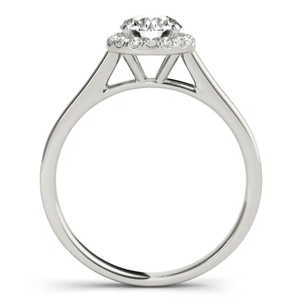 Round Diamond Halo Ring | 0.35 Carat Total Weight