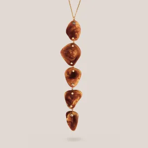 Senso Drop Necklace | tortoise