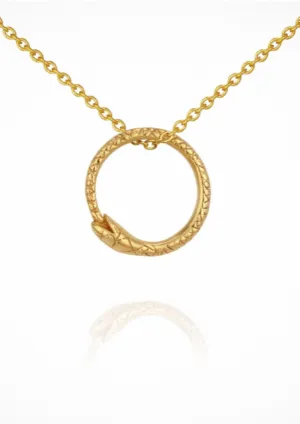 Serpent Necklace Gold