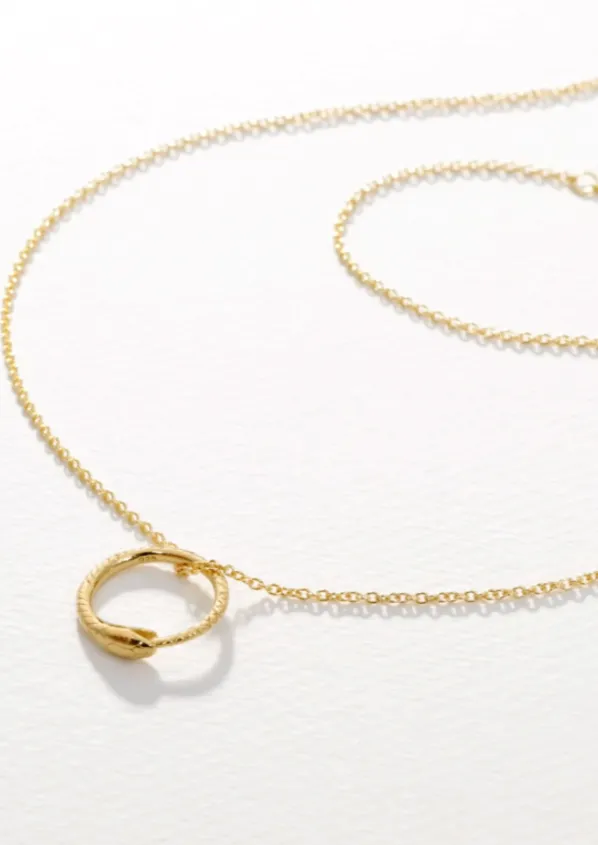 Serpent Necklace Gold