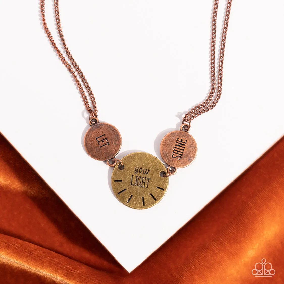 Shine Your Light - Copper Necklace - Paparazzi Accessories