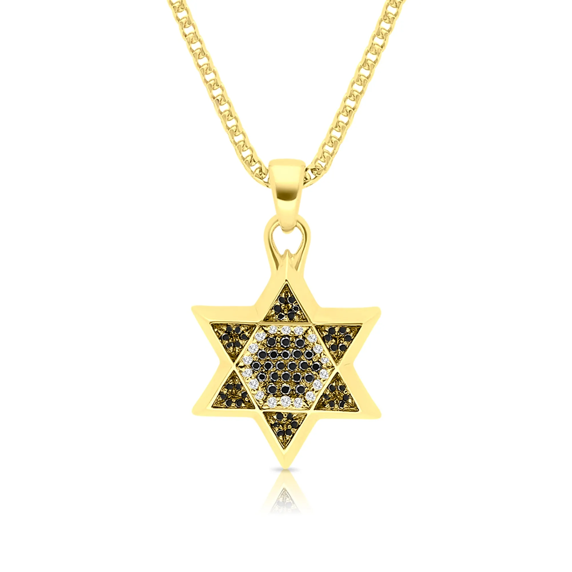 Shining Star Pendant in Black Diamonds - .25 Carat