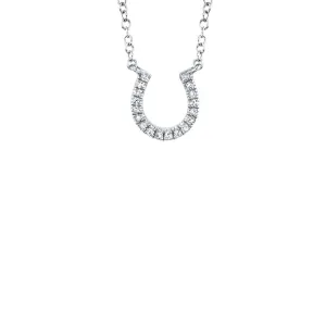 Shy Creation Diamond Horseshoe Necklace