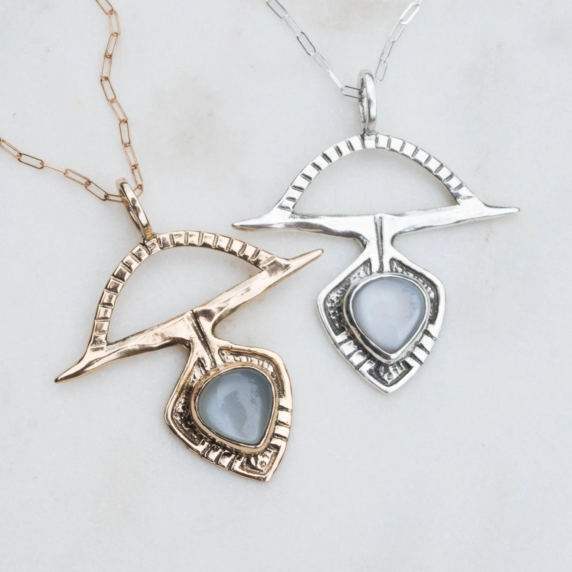 SIERRA Gray moonstone Pendant