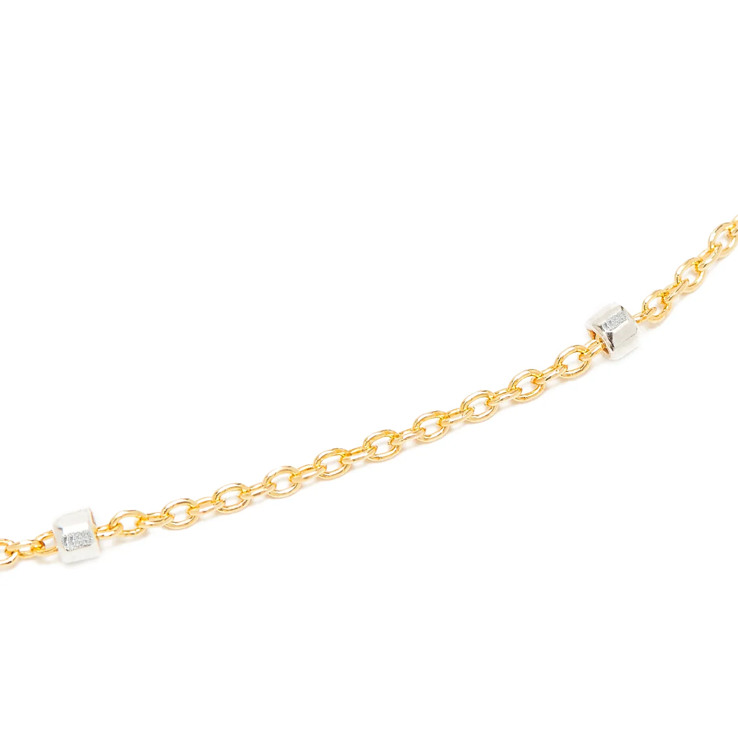 Silver Beaded Necklace