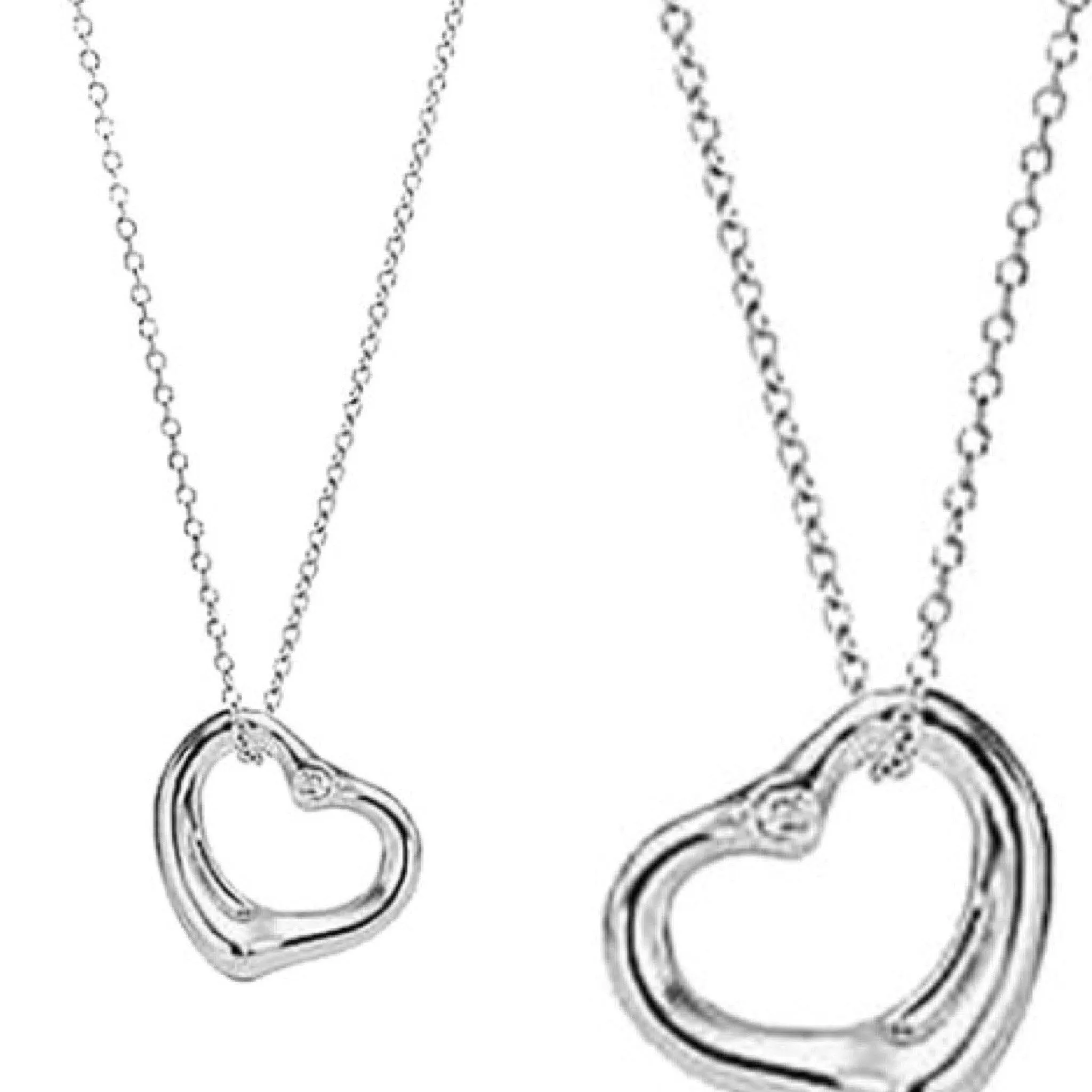 Silver Heart Necklace with Sentimental Message Card