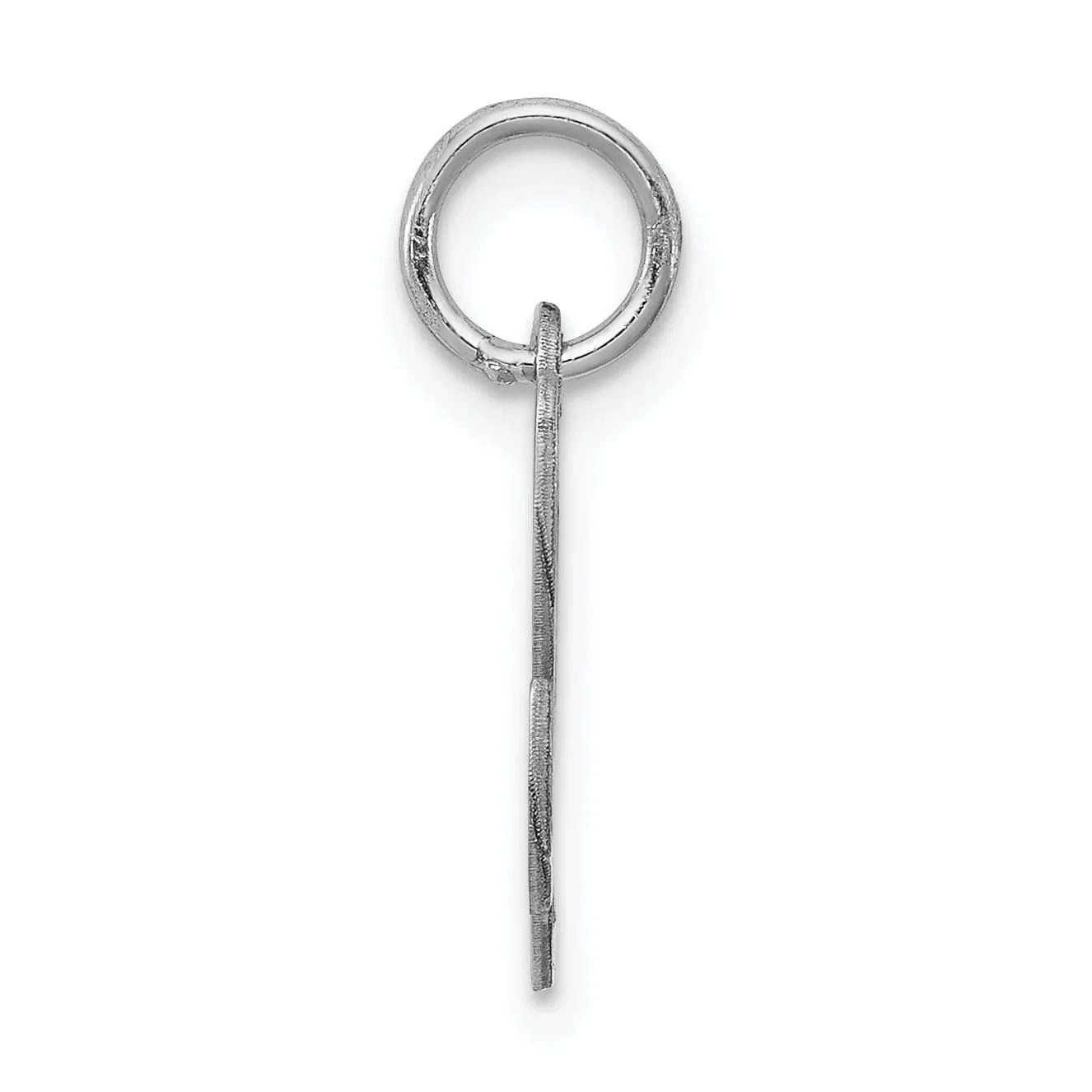 Silver Small Fancy Script Initial L Charm