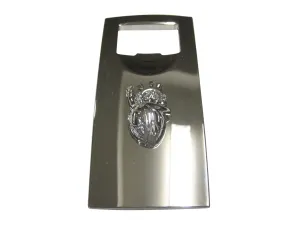 Silver Toned Large Anatomical Heart Bottle Opener
