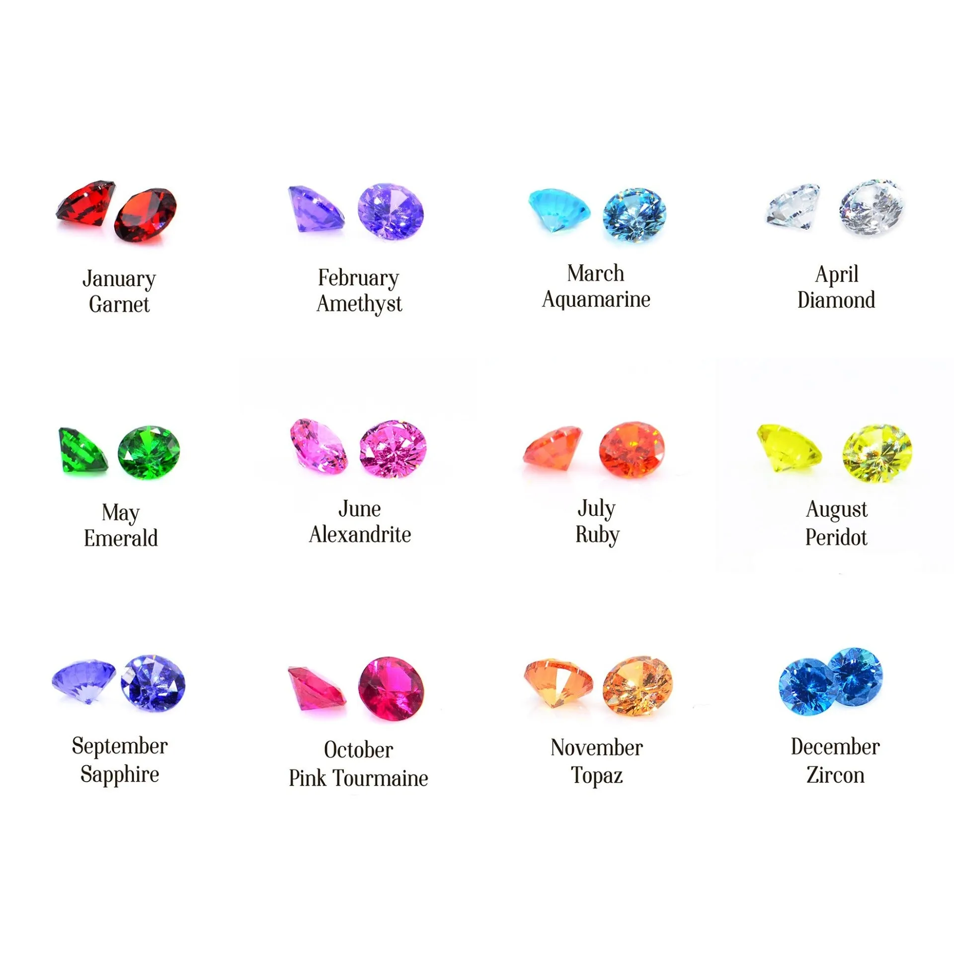 Single Infinity Name Necklace (Birthstone Optional)