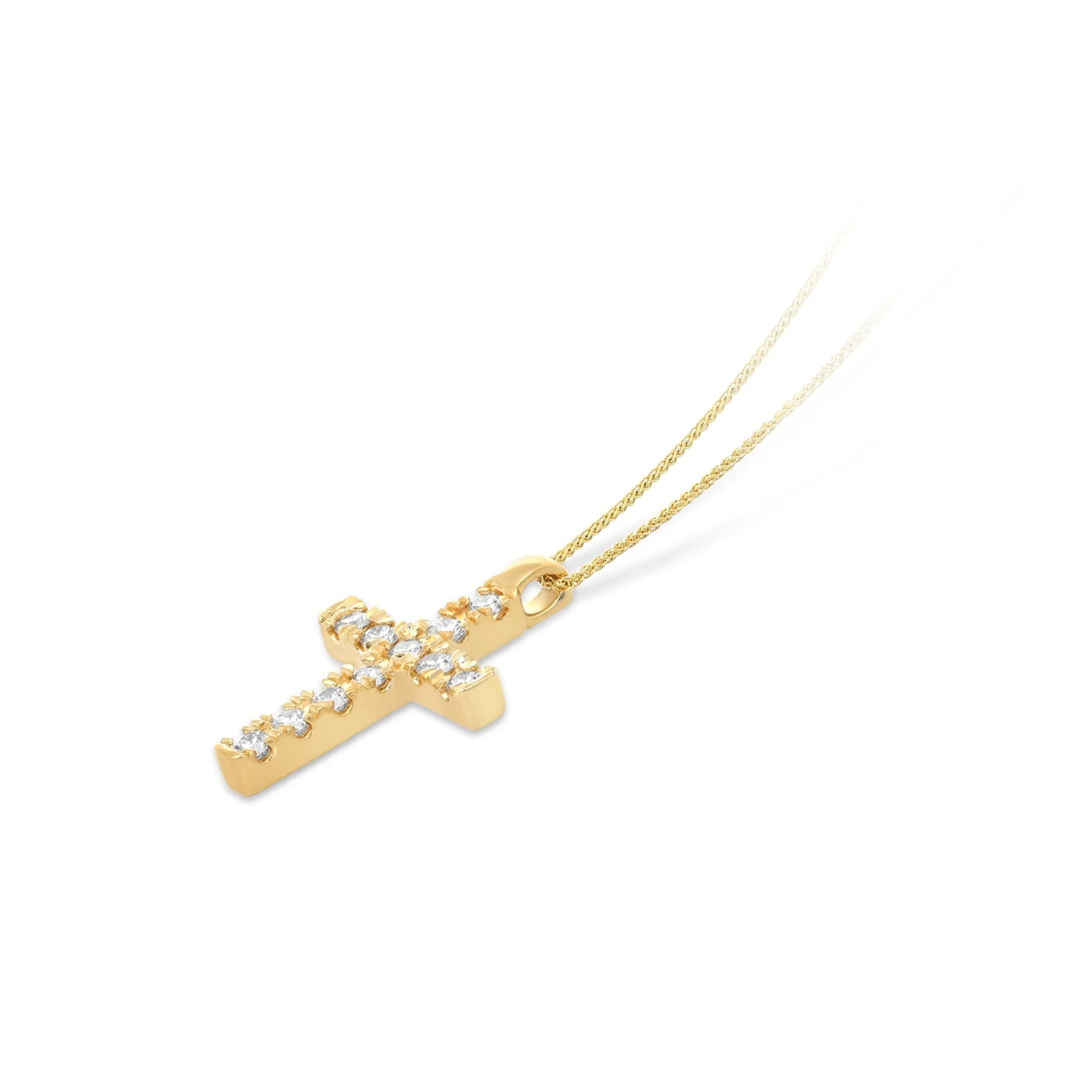 Small Cross Pendant -.80 Carat
