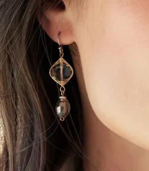 Smokey Quartz Dangle Earrings