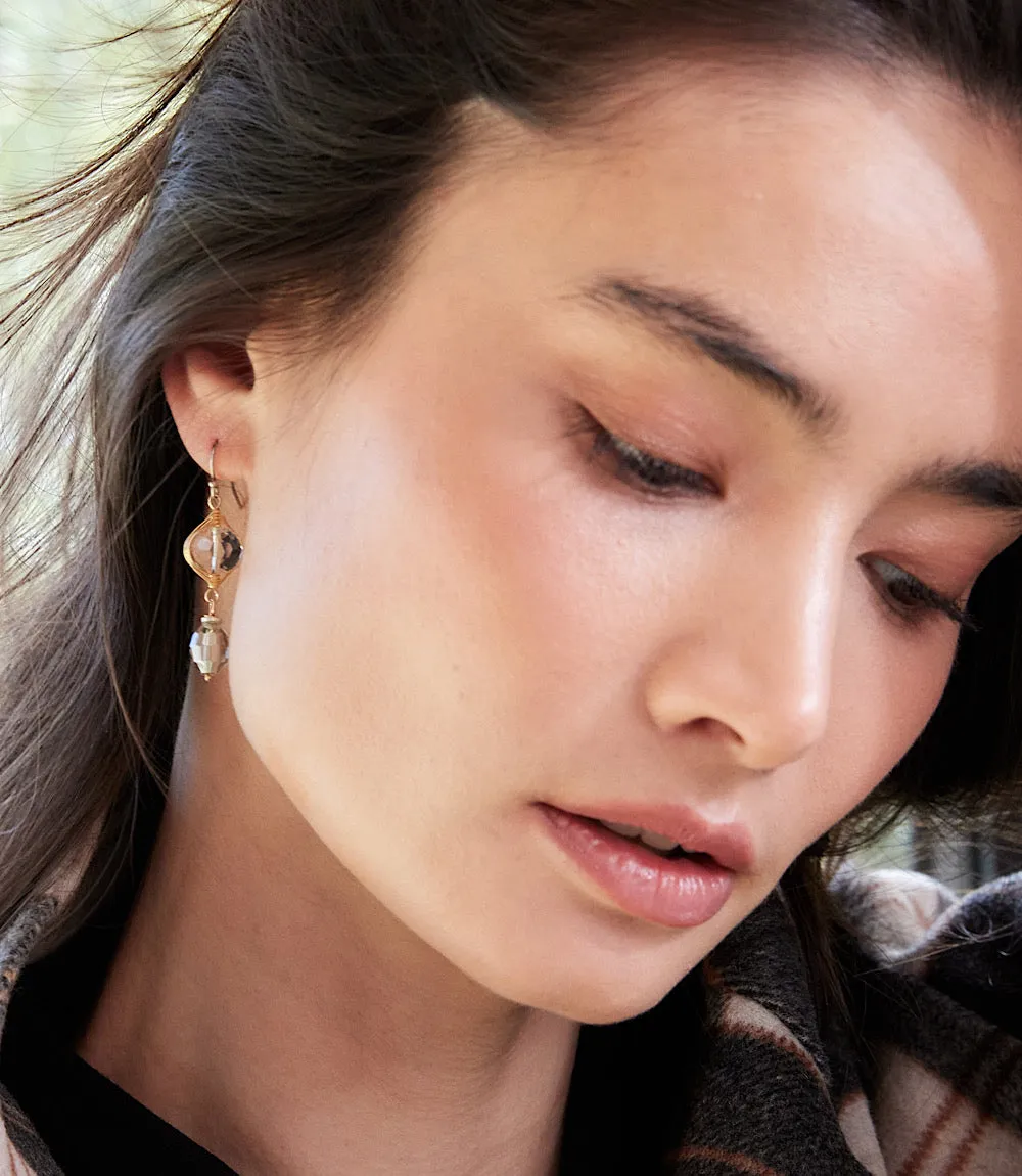 Smokey Quartz Dangle Earrings