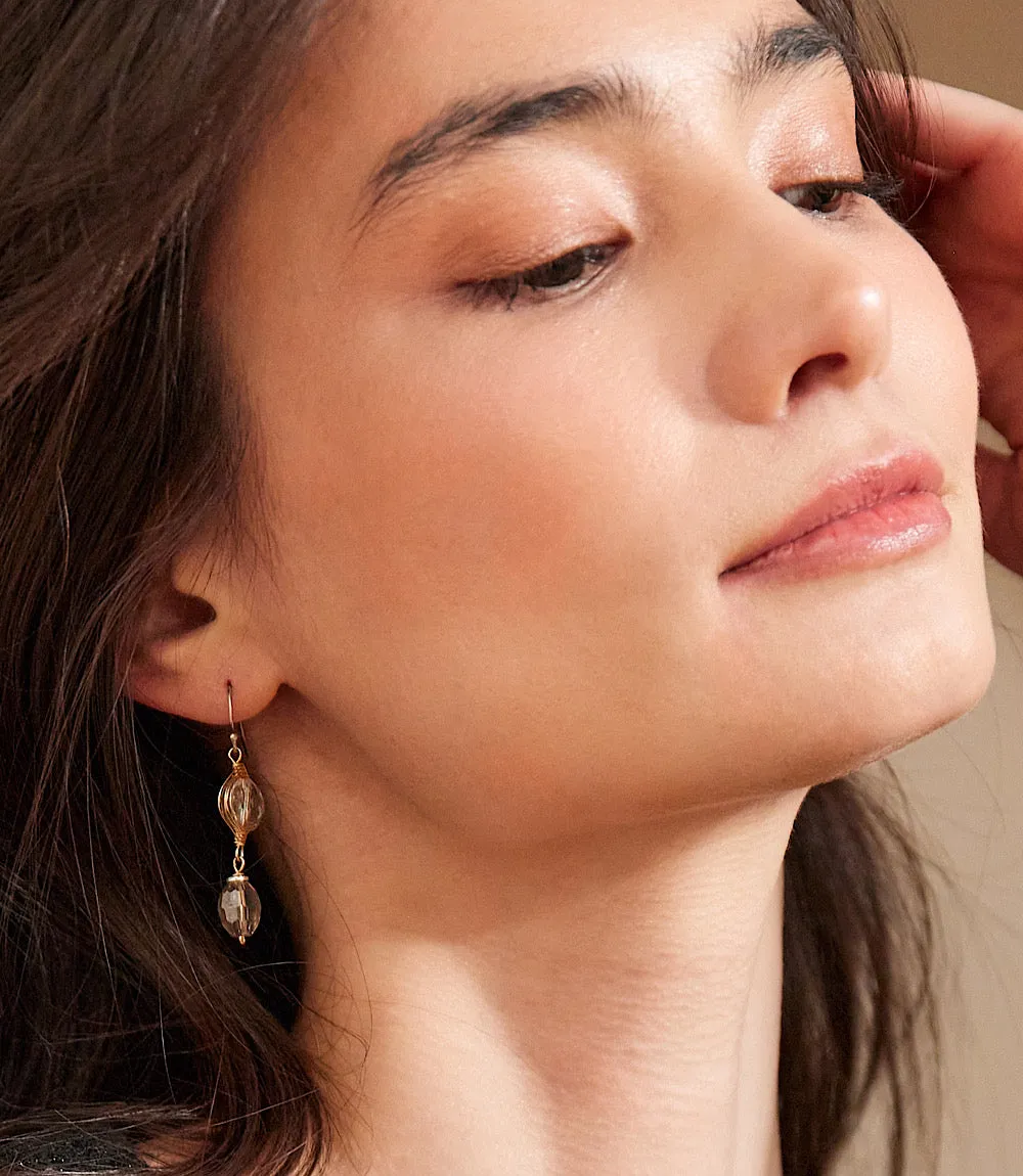 Smokey Quartz Dangle Earrings