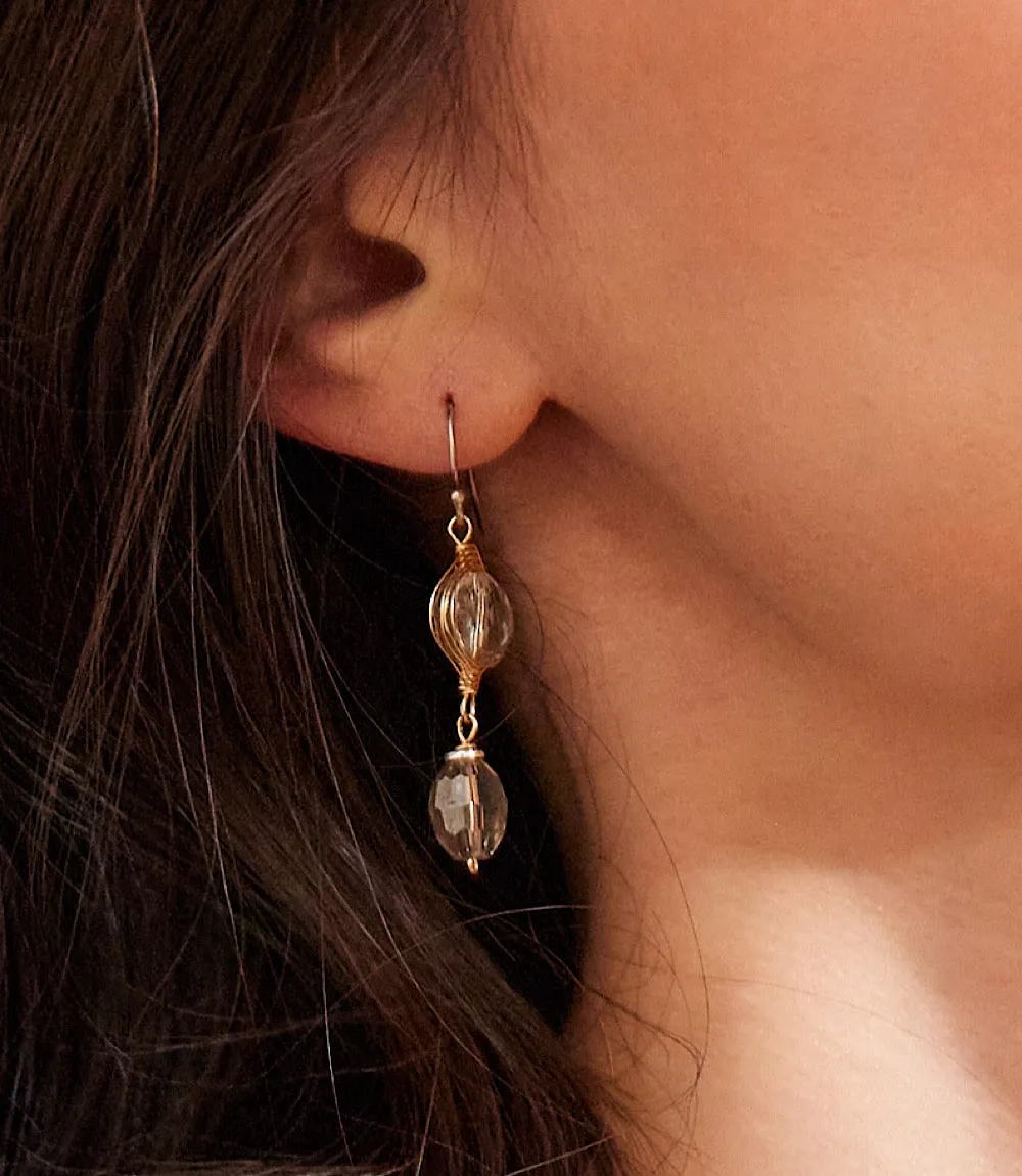 Smokey Quartz Dangle Earrings