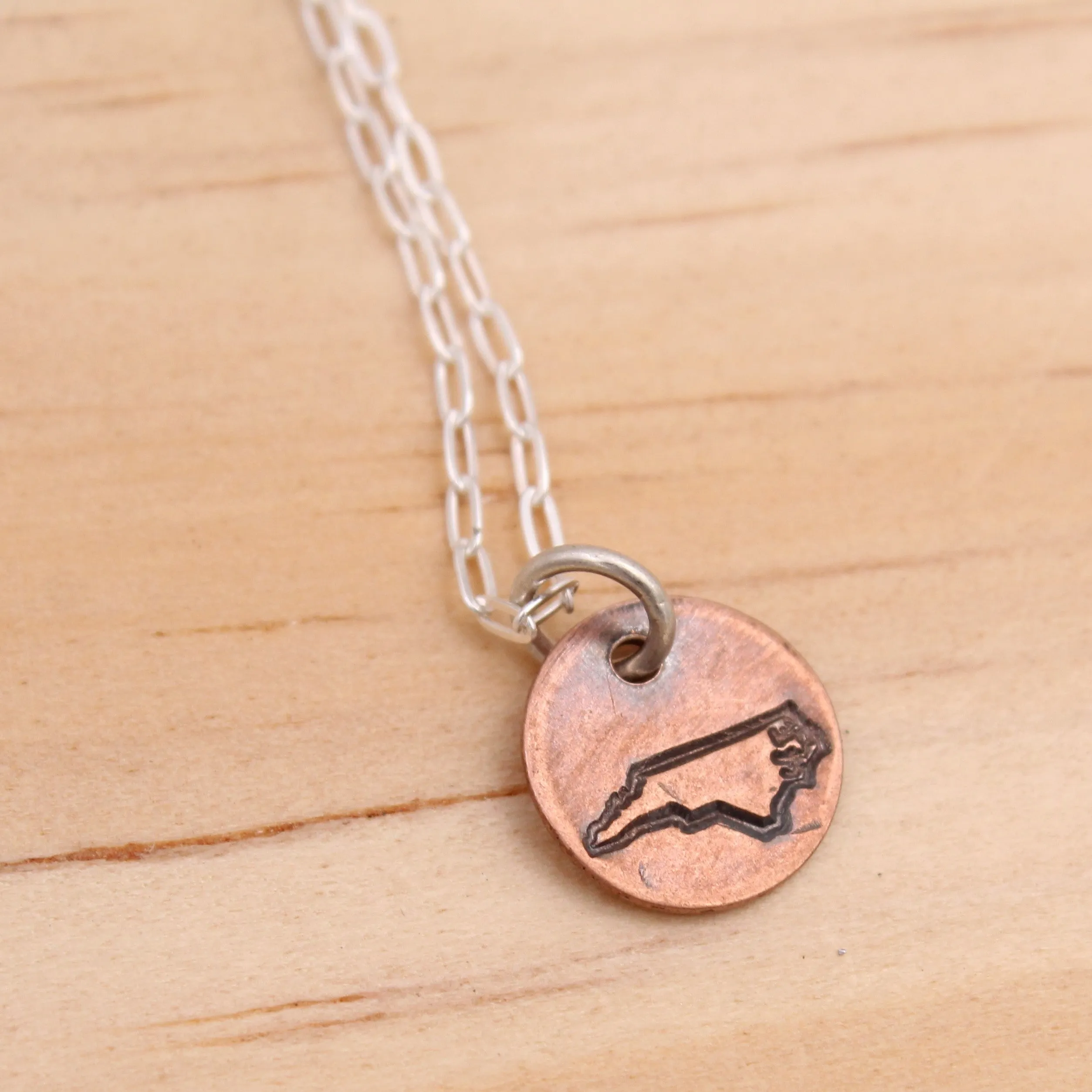 Stamped Copper Necklace - Animals and More