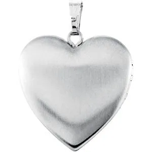 Sterling Silver Enameled Flowers "Mom" Heart Locket