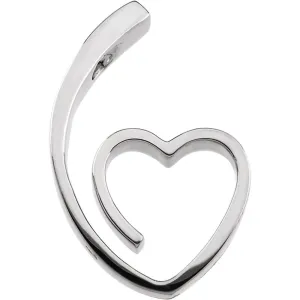 Sterling Silver Heart Pendant Slide