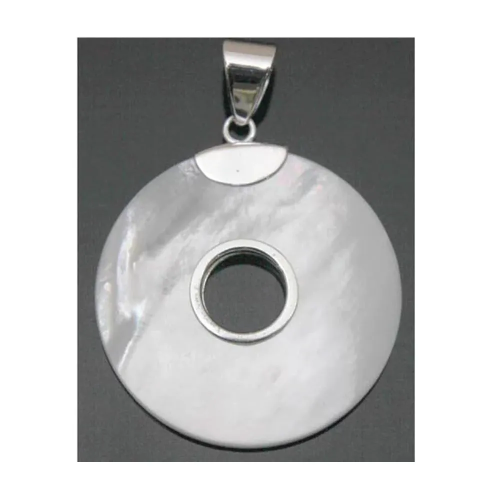 Sterling Silver Mother of Pearl Pendant
