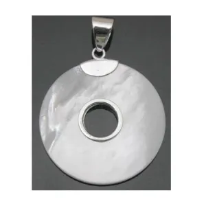 Sterling Silver Mother of Pearl Pendant