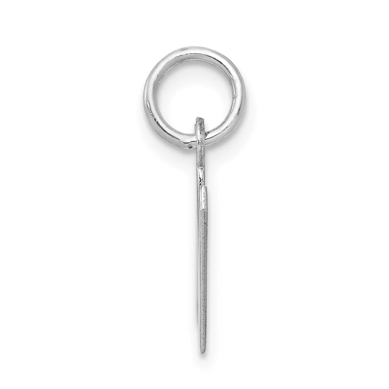 Sterling Silver Small Initial N Charm