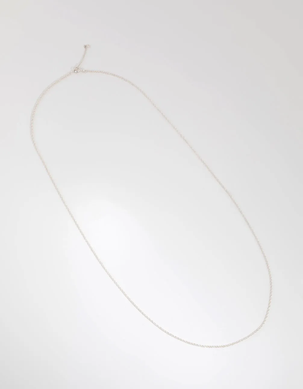 Sterling Silver Twist Chain Necklace