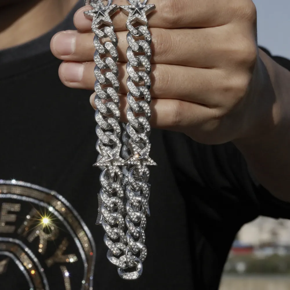 Street Pentacle Rock Necklace