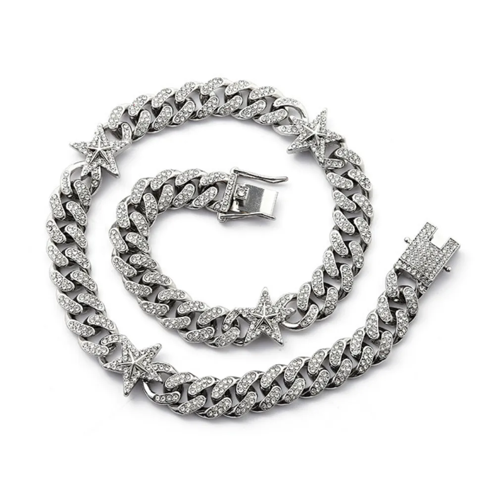 Street Pentacle Rock Necklace