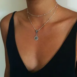 Sunflower Necklace