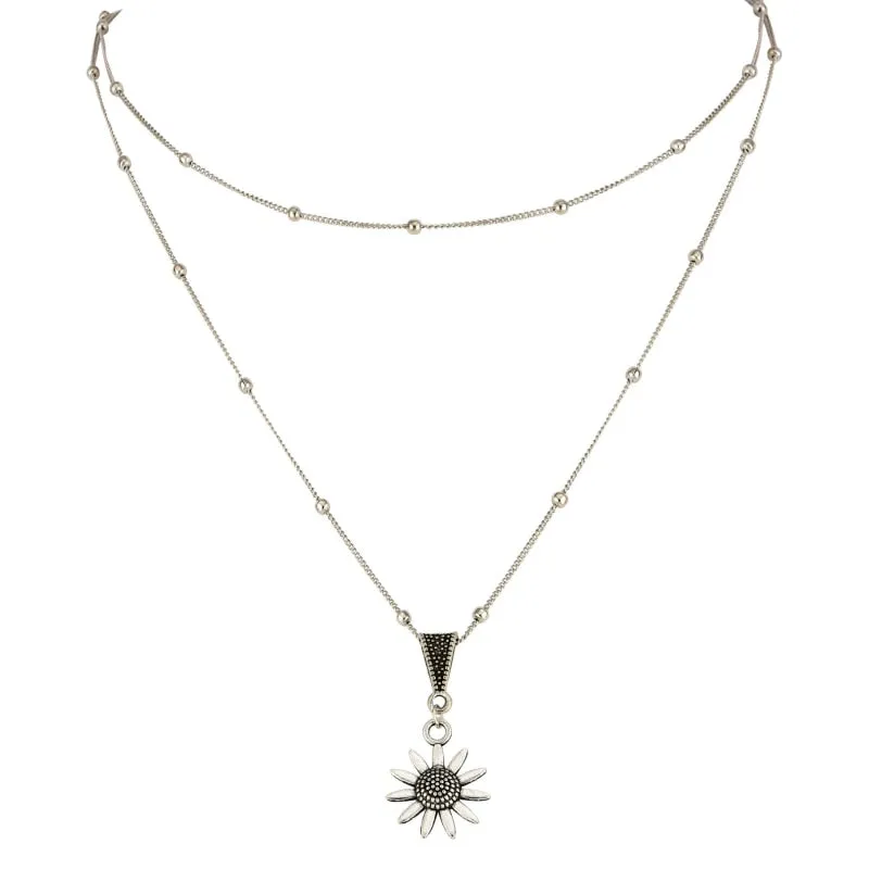 Sunflower Necklace