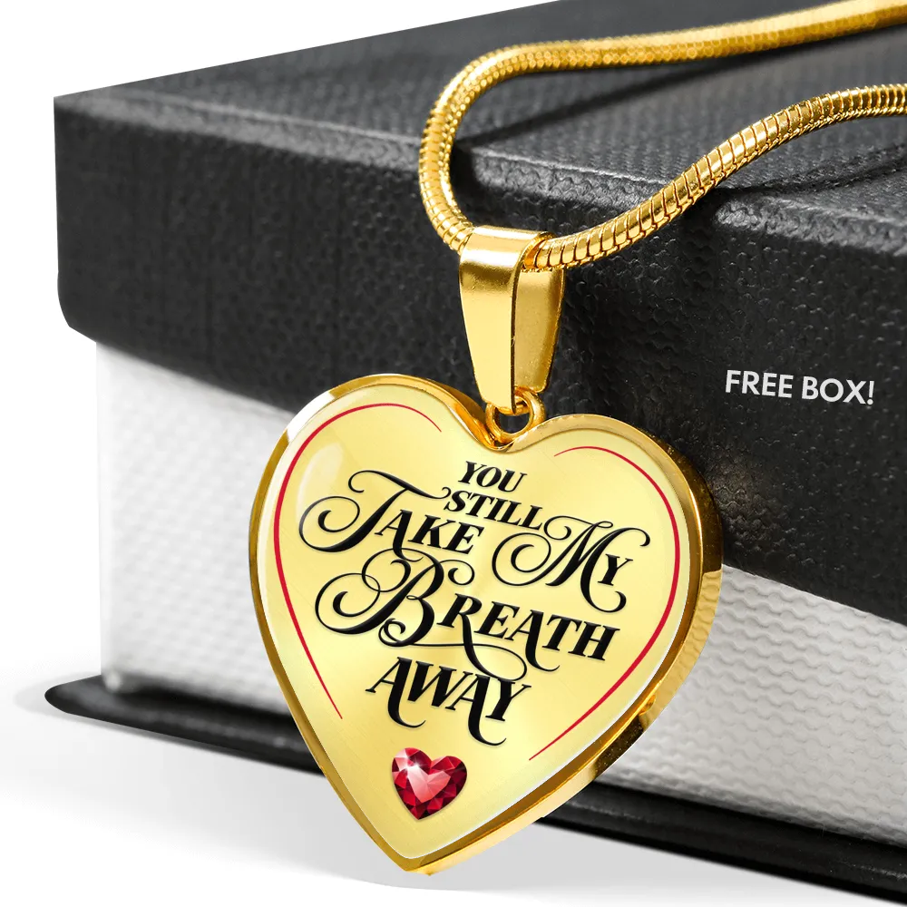 Take My Breath Away - Luxury Heart Necklace