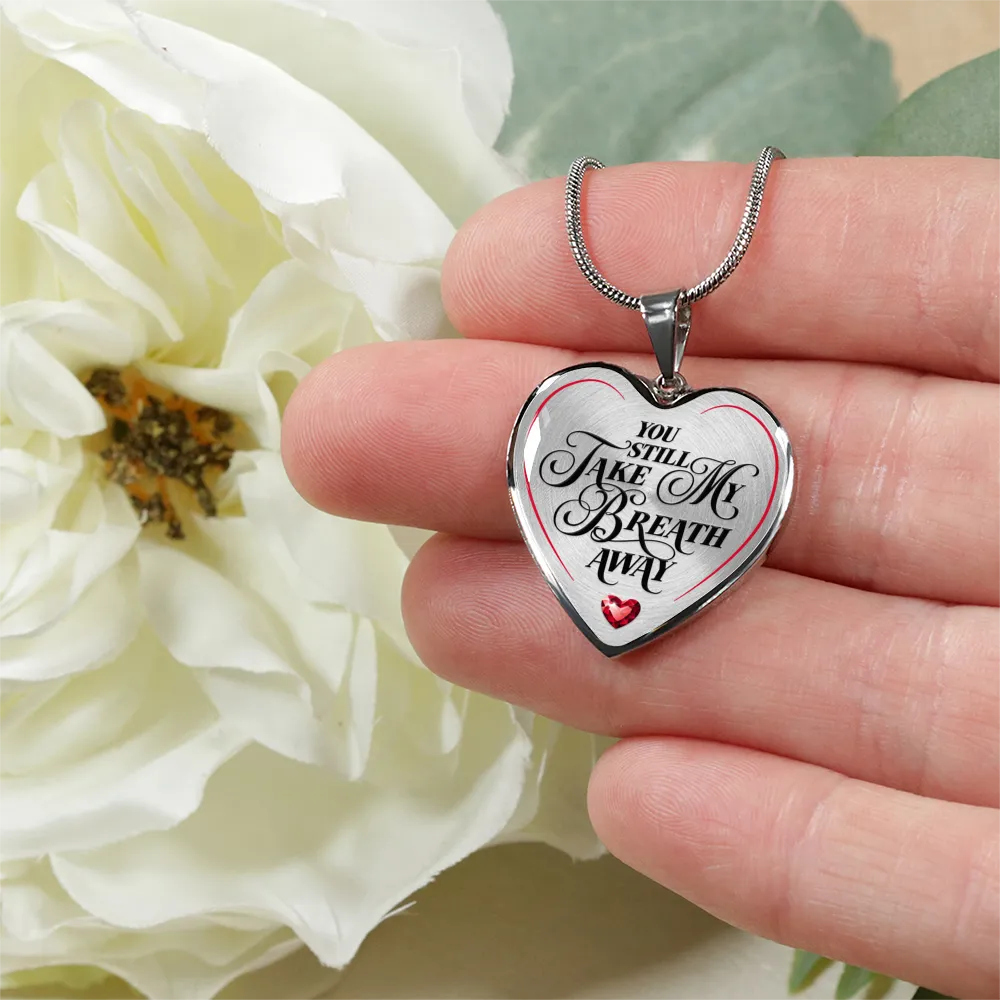 Take My Breath Away - Luxury Heart Necklace