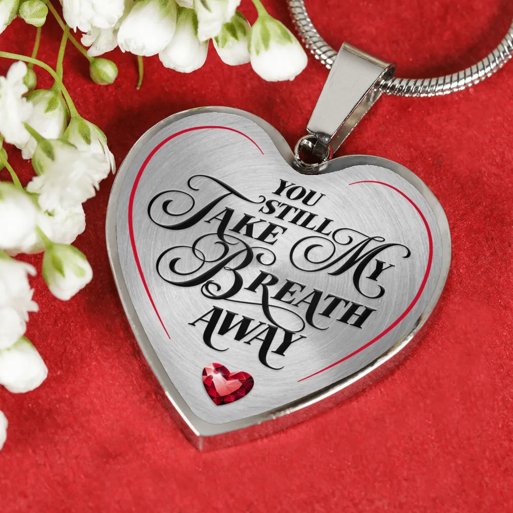 Take My Breath Away - Luxury Heart Necklace