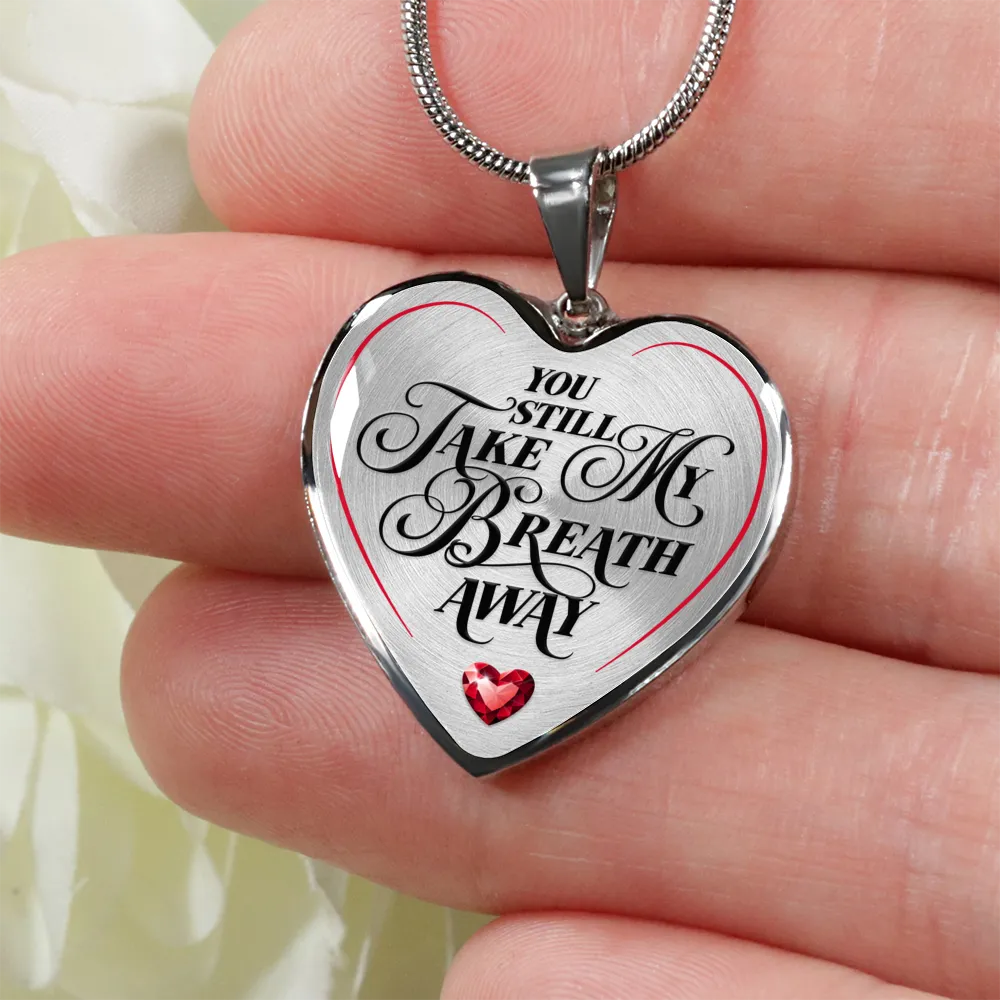 Take My Breath Away - Luxury Heart Necklace