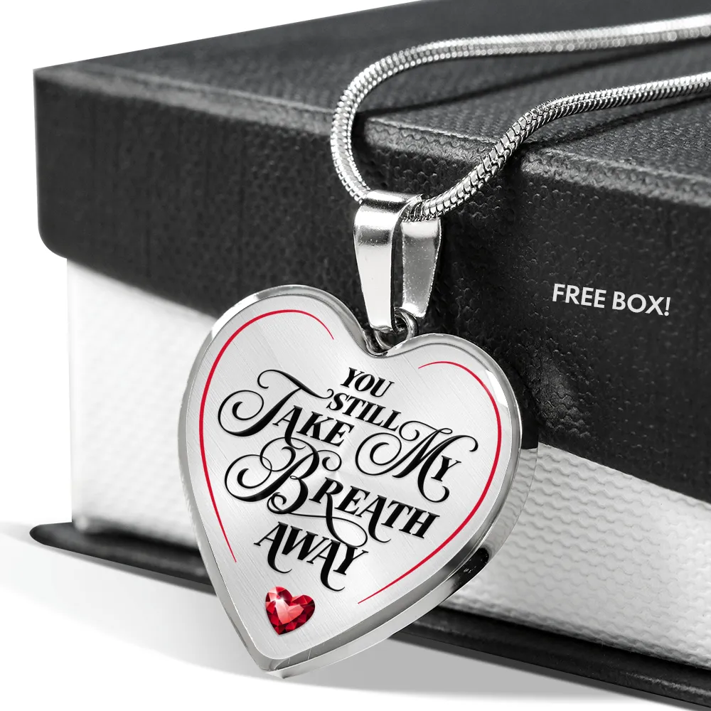 Take My Breath Away - Luxury Heart Necklace