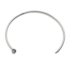 Tangent Collar in Silver