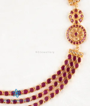 The Anubhuti Silver Layered Kemp Necklace