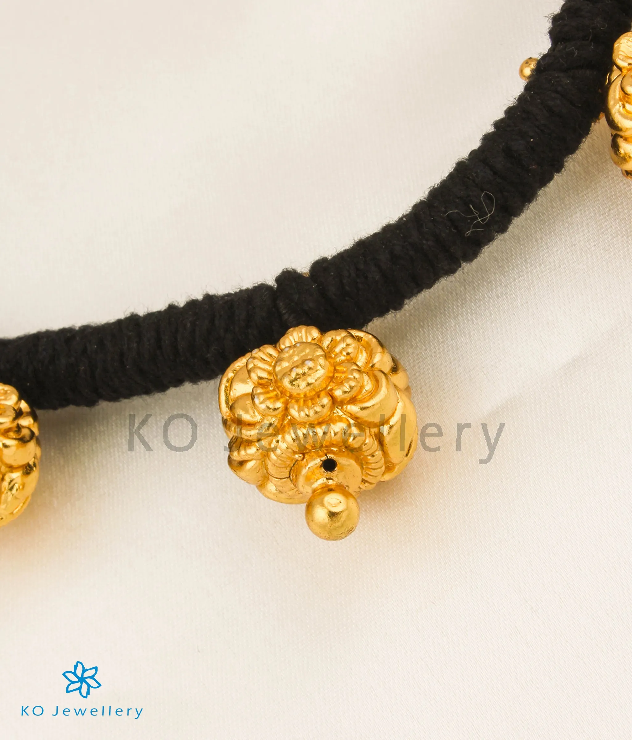 The Kadru Silver Rudraksha  Thread Necklace
