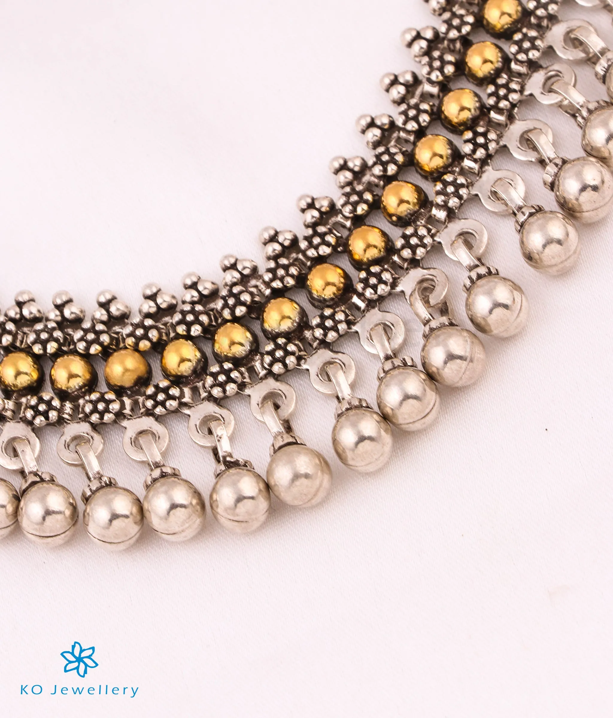 The Svastihi Silver Antique 2 tone Necklace