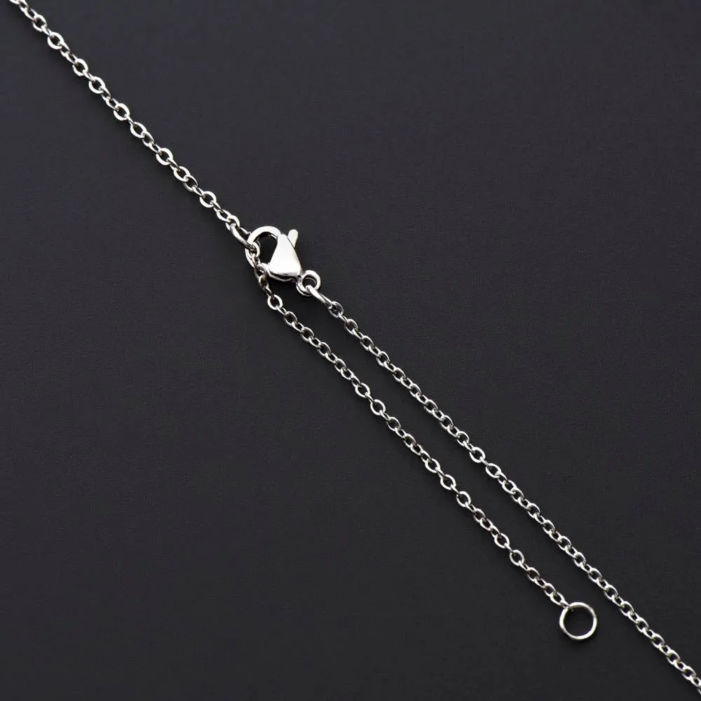 There's joy in your smile-Perfect Pair Circle Necklace for Mom