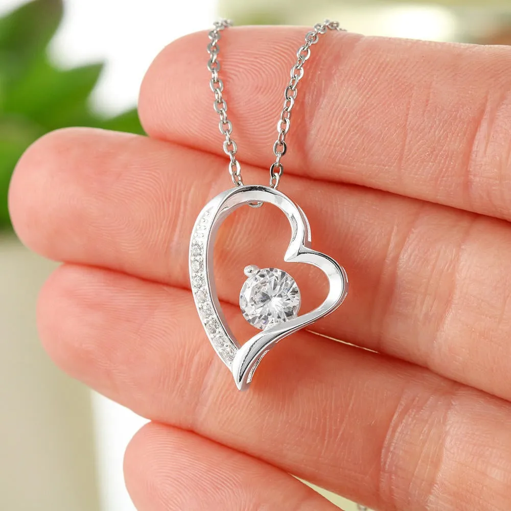 There’s no love for you like mine-Sentimental Heart Necklace for Wife