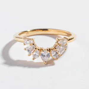 TIARA WEDDING BAND | 14K GOLD | LAB-GROWN DIAMONDS